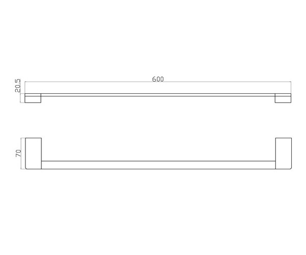 полотенцедержатель WONZON & WOGHAND ECLIPSE